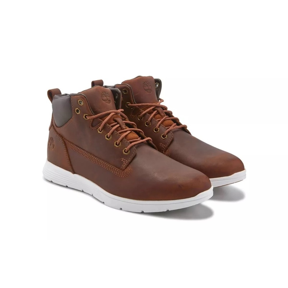 NIB MENS TIMBERLAND KILLINGTON MID RUST FULL GRAIN LEATHER BOOT TBO A6BGI EM6